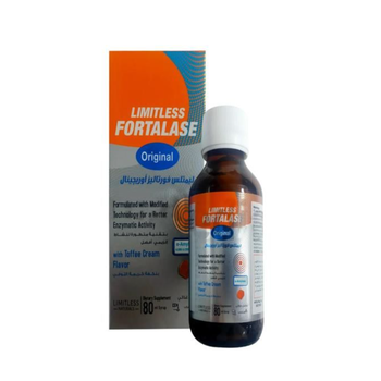 Limitless Fortalase Toffee Cream Syrup 80ml