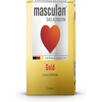 ماسكولان عازل طبي صغير جولد 3قطع