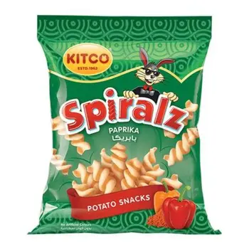 Kitco Spiralz Paprika Potato Snacks 14g