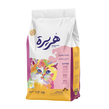 هريرةدجاج وخضار للكيتن 420جرام