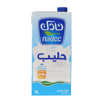Nadec Full Fat UHT Milk 1L