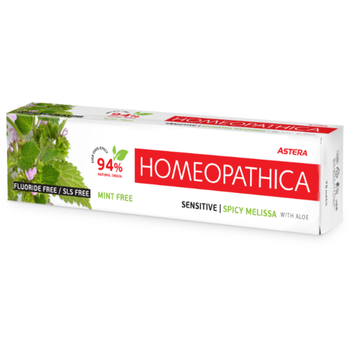 أستيرا معجون اسنان هوموباسيكا للأسنان الحساسة بنكهة الملسا الحارة 75مل