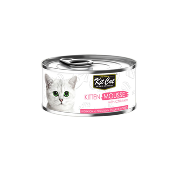 كت كات طعام رطب للكيتن موس الدجاج 80جرام