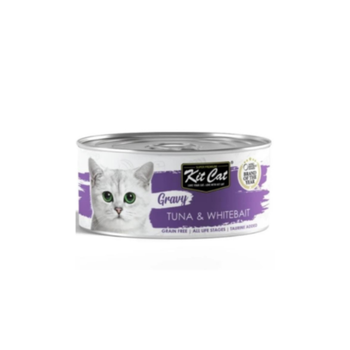 Kit Cat Tuna & Whitebait Wet Cat Food 70g