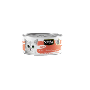 Kit Cat Chicken & Salmon Wet Cat Food 70g