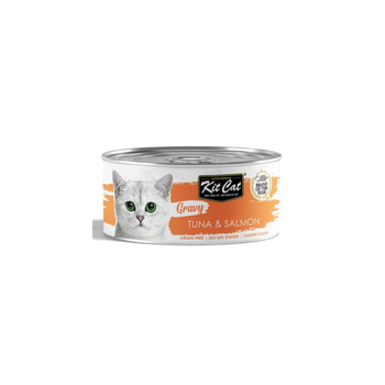Kit Cat Tuna & Salmon Wet Cat Food 70g