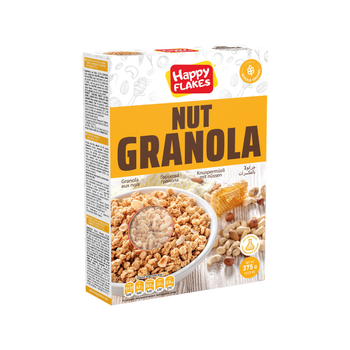 Happy Flakes Whole Grain Nut Granola 375g