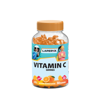 لابيرفا فيتامين سي للأطفال بنكهة البرتقال علكة نباتية 30قطعة