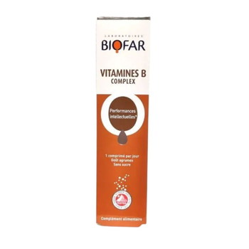Biofar Citrus B Complex Vitamins Tablets 20 Count