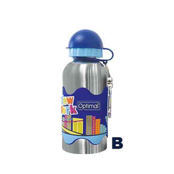 Optimal Blue Stainless Steel Water Bottle
