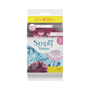 Gillette Simply Venus Pink Blades 16 Pieces