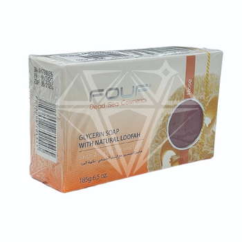 Fouf Glycerin Rose Soap with Loofah 185g