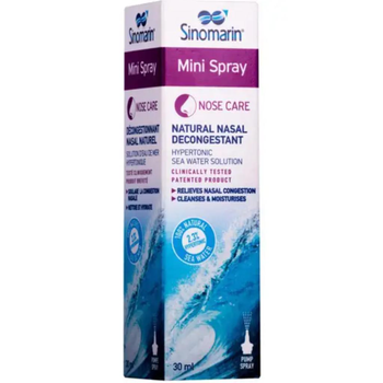 Sinomarin Mini Spray Hypertonic Nasal Decongestant 30ml