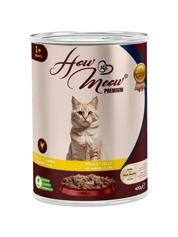 How Meow Premium Cat Wet food Chicken 400g