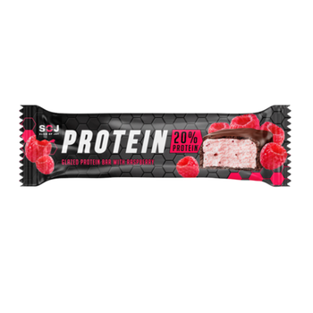 SOJ Raspberry Protein Bar 50g