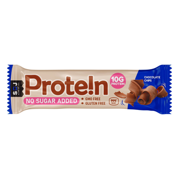 Soj Chocolate Chips Protein Bar No Sugar Added 40g