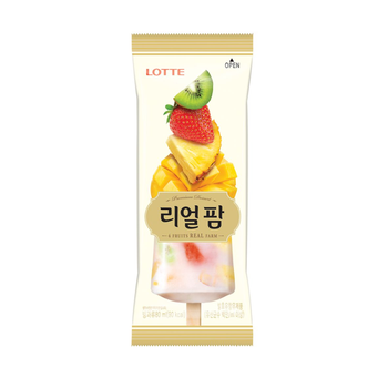 Lotte Real Farm Four Fruit Mixed Ice Cream 80Ml
