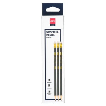Deli Mate HB Graphite Pencils Blue 12 pcs