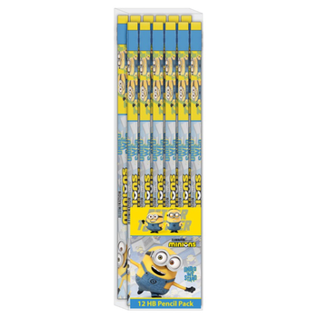 Minions HB Pencils 12 Pieces