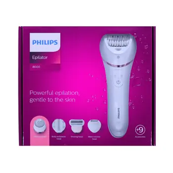 Philips Epilator Bre740/11 Wet & Dry 9 Accessories