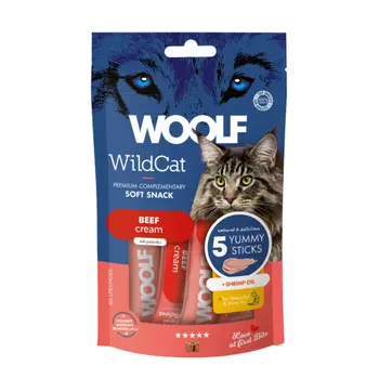 Woolf WildCat Beef Cat Treats 5x14g
