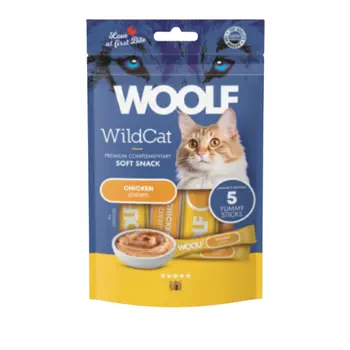 WOOF WildCat Chicken Cat Treats 5x14g