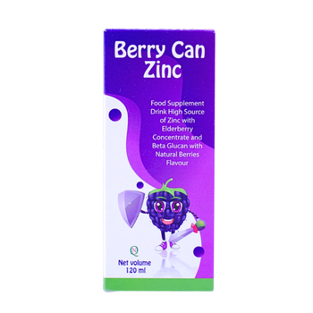 Berry Can Zinc Natural Berries Drink Supplement 120ml
