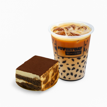 Iced Latte and Tiramisu Combo