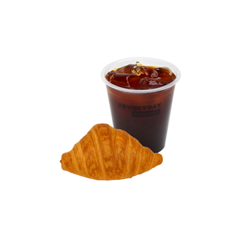 أمريكانو مثلج و كرواسون عادي