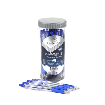 وين بلس إمبريس قلم أزرق 0.7 ملم 25 قلمًا