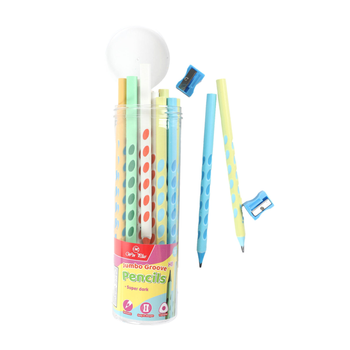 Win Plus Jumbo Groove HB Pencil 30 Pcs