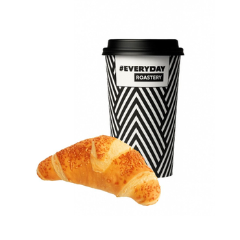 Americano and Cheese Croissant Combo