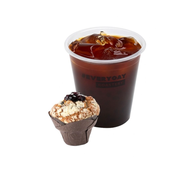 Cold Coffee day And  Blue Berry Muffin