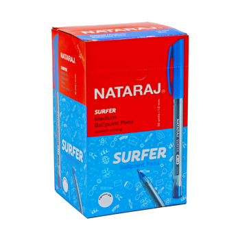 ناتاراج سيرفر بلو قلم حبر جاف 50قطعة