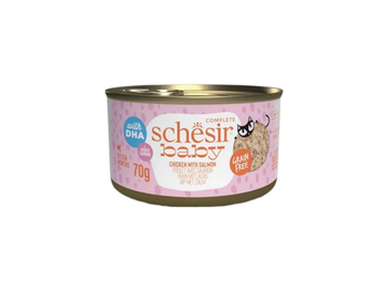 Schesir Baby Chicken & Salmon Kitten Wet Food 70g