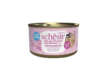Schesir Baby Chicken & Liver Kitten Wet Food 70g