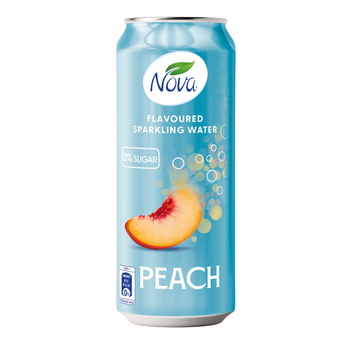 Nova Peach Sparkling Water 250Ml