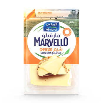 Almarai Marvello Cheddar Cheese Slices 150g