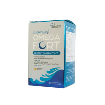 Omega Fort Orange Fish Oil Capsules 60 Count