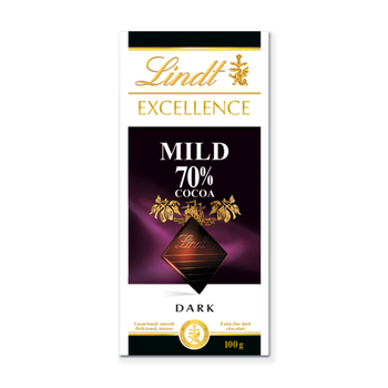 Lindt Excellence 70% Coco Mild 100g