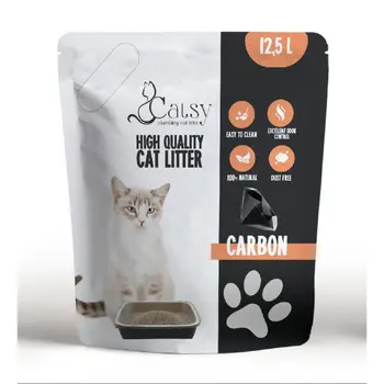 كاتسي رمل قطط عالي الجودة مع الكربون النشط  12.5لتر