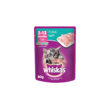 ويسكاس طعام رطب للكيتن بالتونة 80جرام