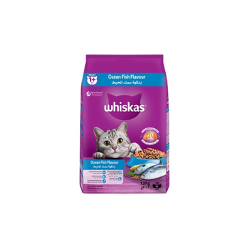 ويسكاس طعام جاف للقطط بسمك المحيط 1.2kg
