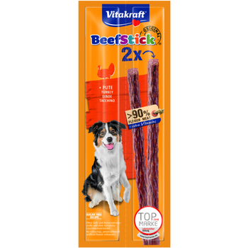 Vitakraft Turkey Beef Stick for Dogs 2 Pieces