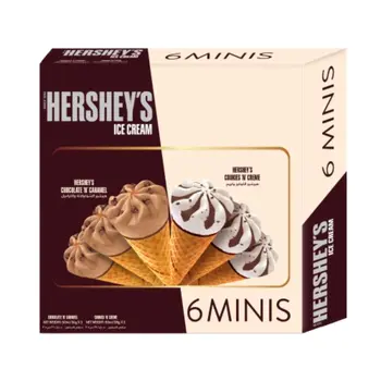 Hershey's & Mini Cones Assorted 6 x 50Ml