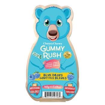 Cherry Chews Blue Raspberry Gummy Candy 160g