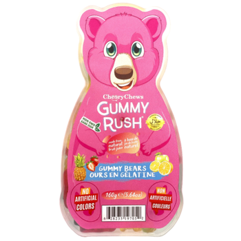 CheeryChews Natural Fruit Gummy Bears 160g