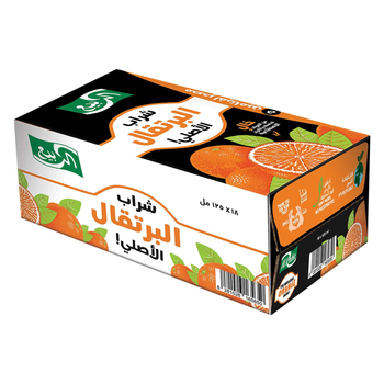 Al Rabie Orange Drink 18x125ml
