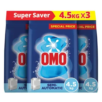 Omo Active High-Foam Detergent Powder 3x4.5kg