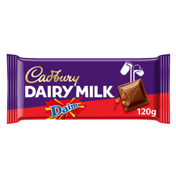 Cadbury Dairy Milk Chocolate Bar 120g